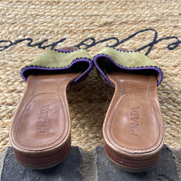 Prada Green Sandals - Picture 3 of 9